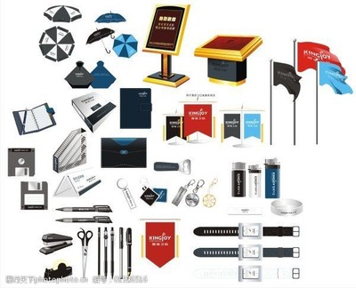 VIS素材办公用品 让品牌形象与高效办公完美融合